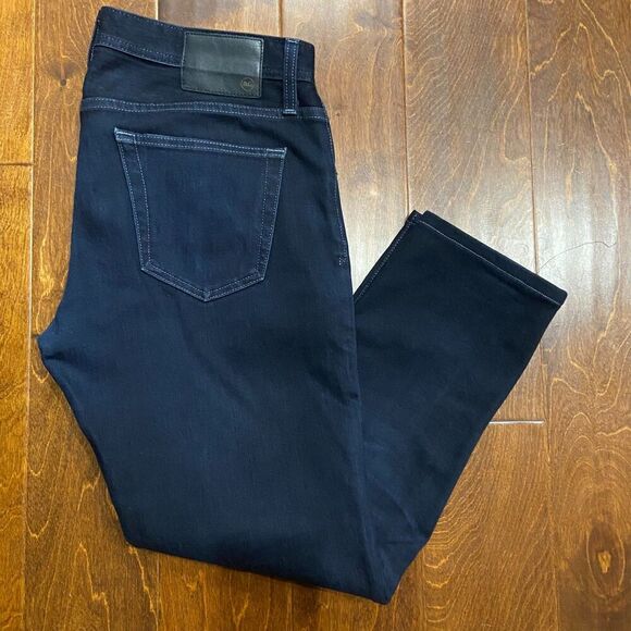 Adriano Goldschmied AG Tellis Modern Slim Dark Denim Jeans Women's Size 32R - Picture 12 of 12